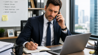 busy executive
